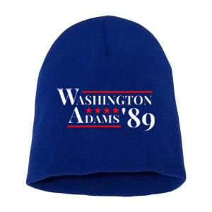 Washington Adams 1789 American Presidents Day Us History Short Acrylic Beanie