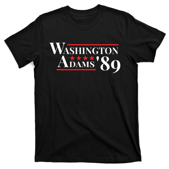 Washington Adams 1789 American Presidents Day Us History T-Shirt