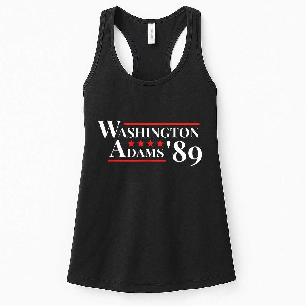 Washington Adams 1789 American Presidents Day Us History Womens Tank Top
