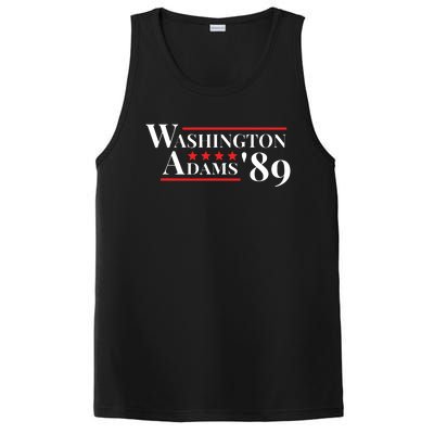 Washington Adams 1789 American Presidents Day Us History PosiCharge Competitor Tank