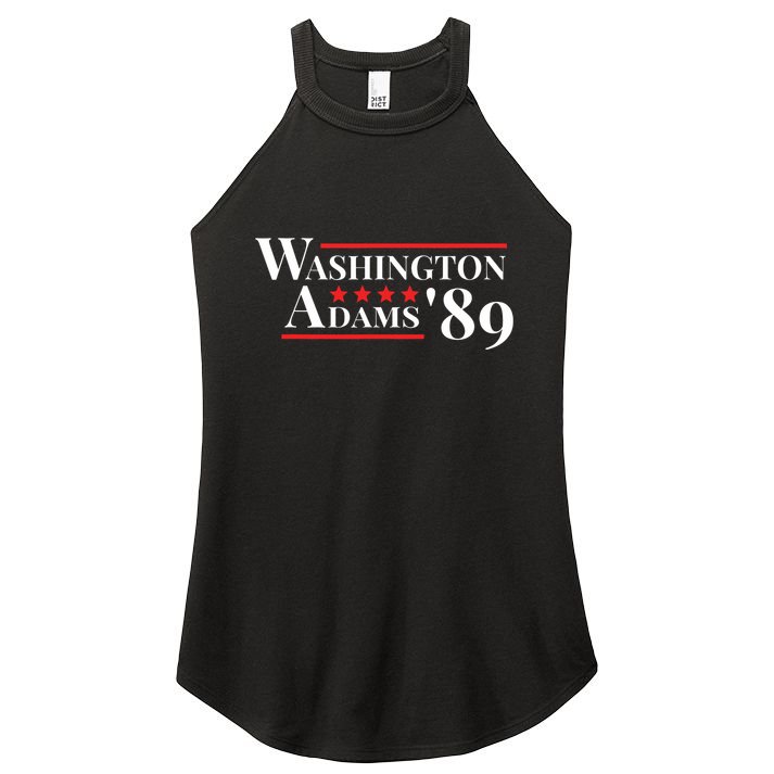 Washington Adams 1789 American Presidents Day Us History Women's Perfect Tri Rocker Tank
