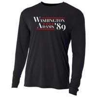 Washington Adams 1789 American Presidents Day Us History Cooling Performance Long Sleeve Crew