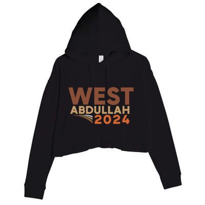 West Abdullah 2024 Crop Fleece Hoodie