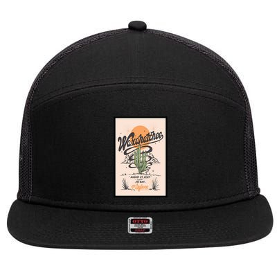 Waxahatchee August 24 2024 7 Panel Mesh Trucker Snapback Hat