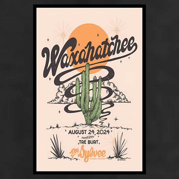 Waxahatchee August 24 2024 7 Panel Mesh Trucker Snapback Hat
