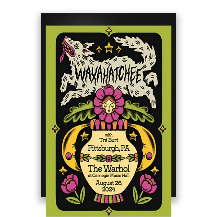 Waxahatchee August 26 2024 Carnegie Music Hall Pittsburgh Pa Poster Poster