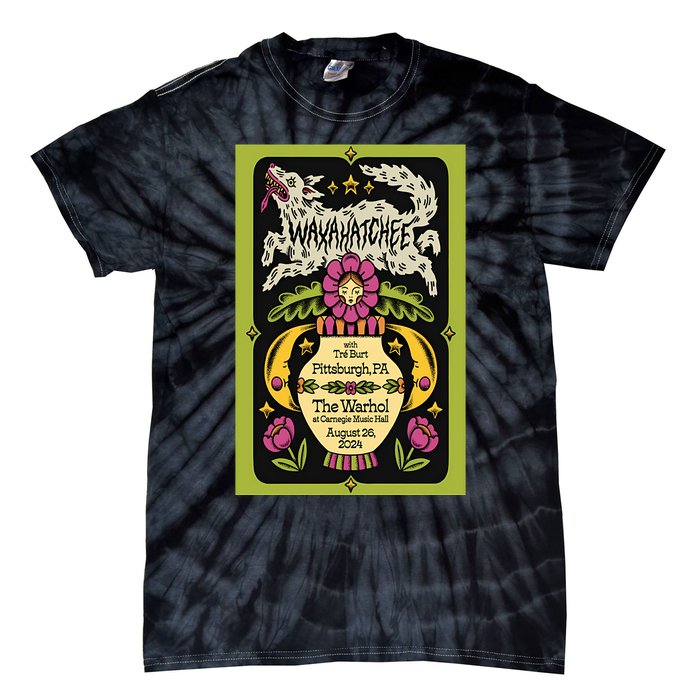 Waxahatchee August 26 2024 Carnegie Music Hall Pittsburgh Pa Poster Tie-Dye T-Shirt