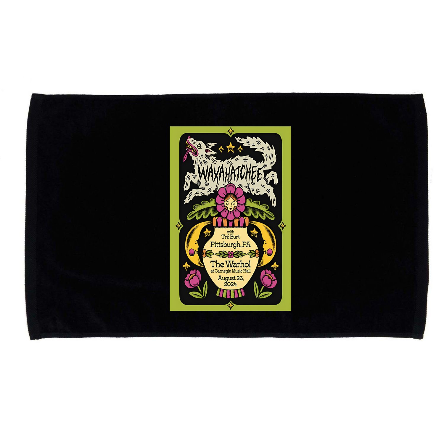 Waxahatchee August 26 2024 Carnegie Music Hall Pittsburgh Pa Poster Microfiber Hand Towel
