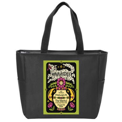 Waxahatchee August 26 2024 Carnegie Music Hall Pittsburgh Pa Poster Zip Tote Bag