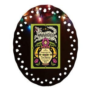 Waxahatchee August 26 2024 Carnegie Music Hall Pittsburgh Pa Poster Ceramic Oval Ornament