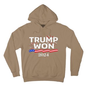 Won Again 2024 Trump Hoodie