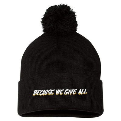 We Are 300 Hall Pom Pom 12in Knit Beanie