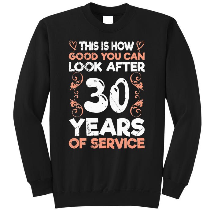 Work anniversary 30 years Company anniversary 30 Sweatshirt