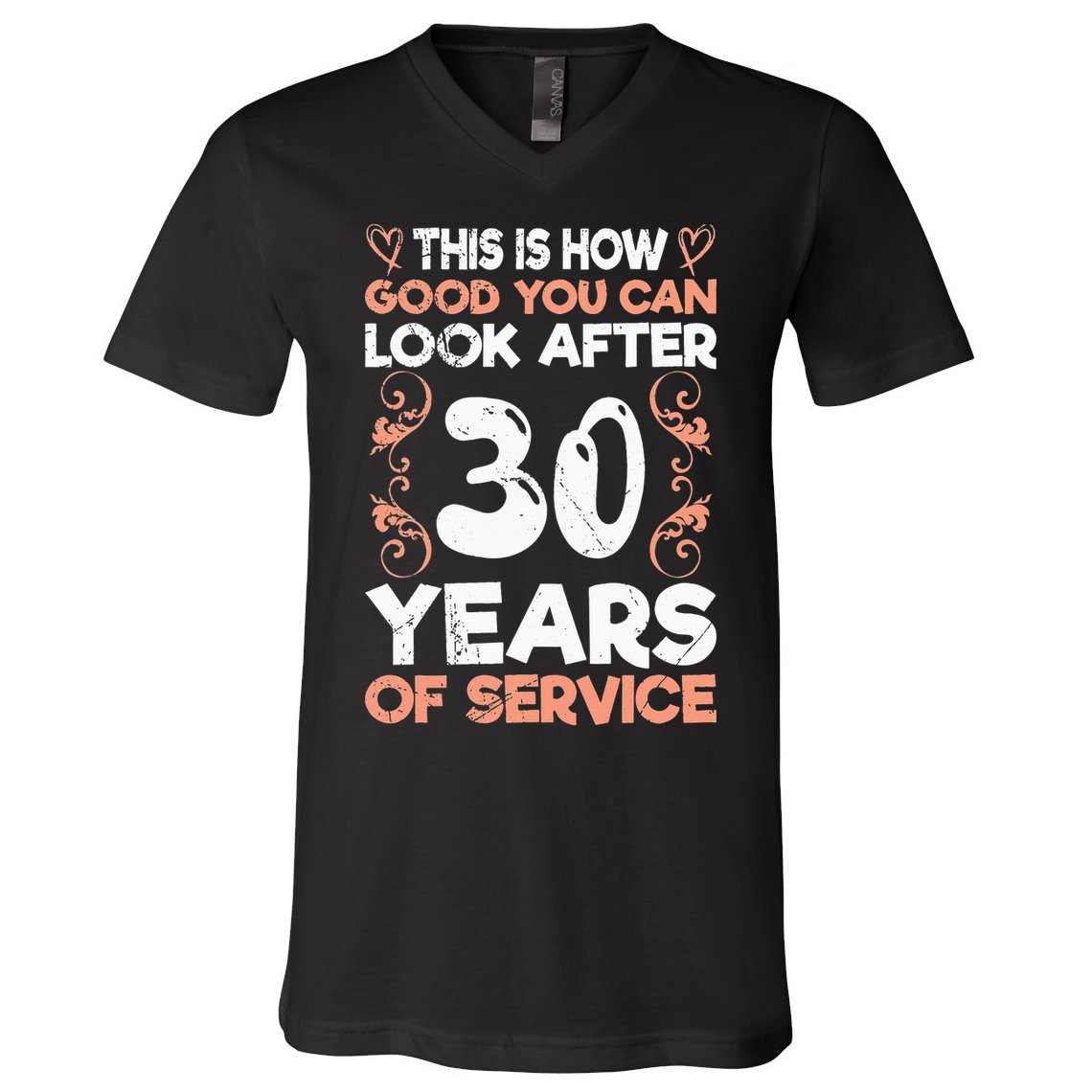 Work anniversary 30 years Company anniversary 30 V-Neck T-Shirt