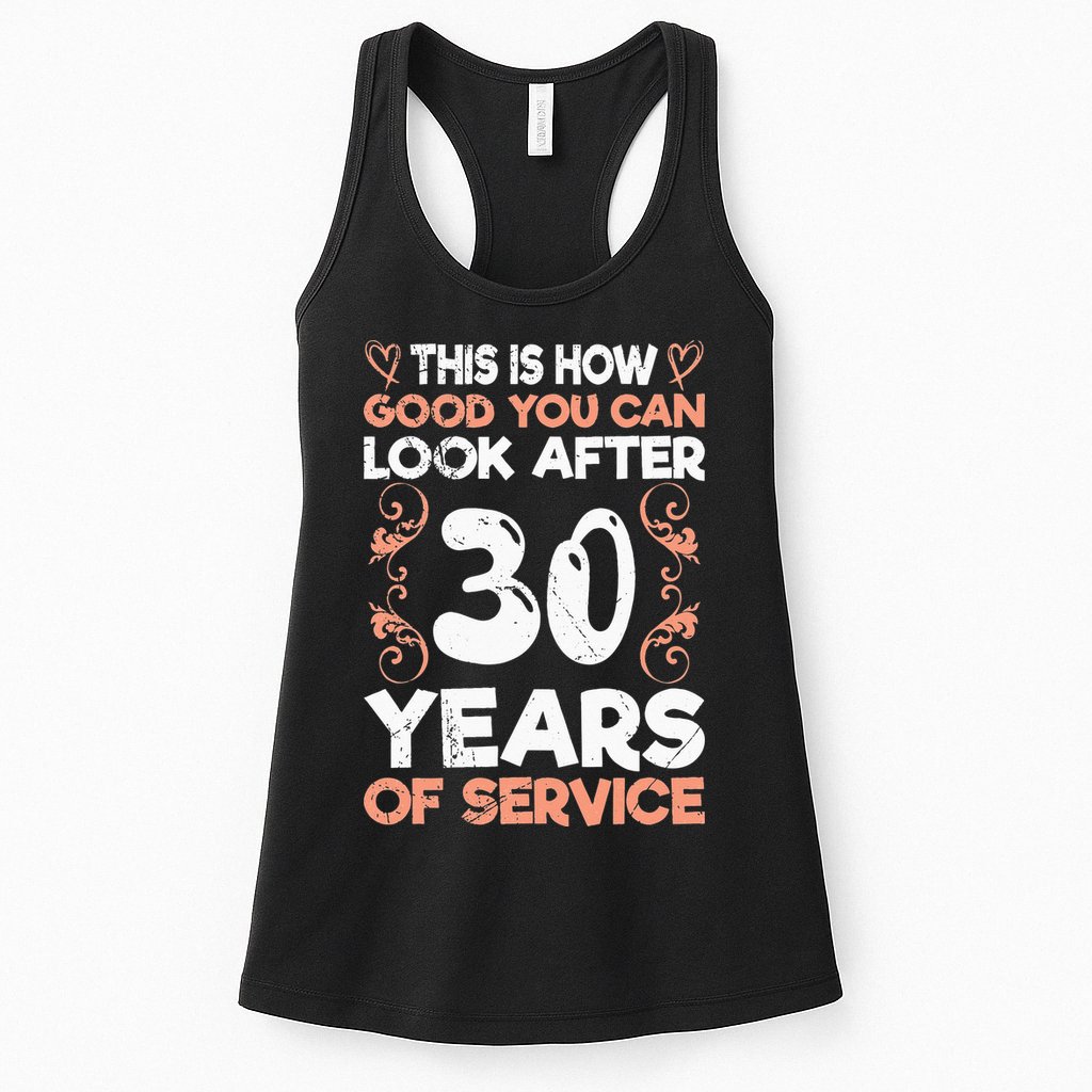 Work anniversary 30 years Company anniversary 30 Womens Tank Top
