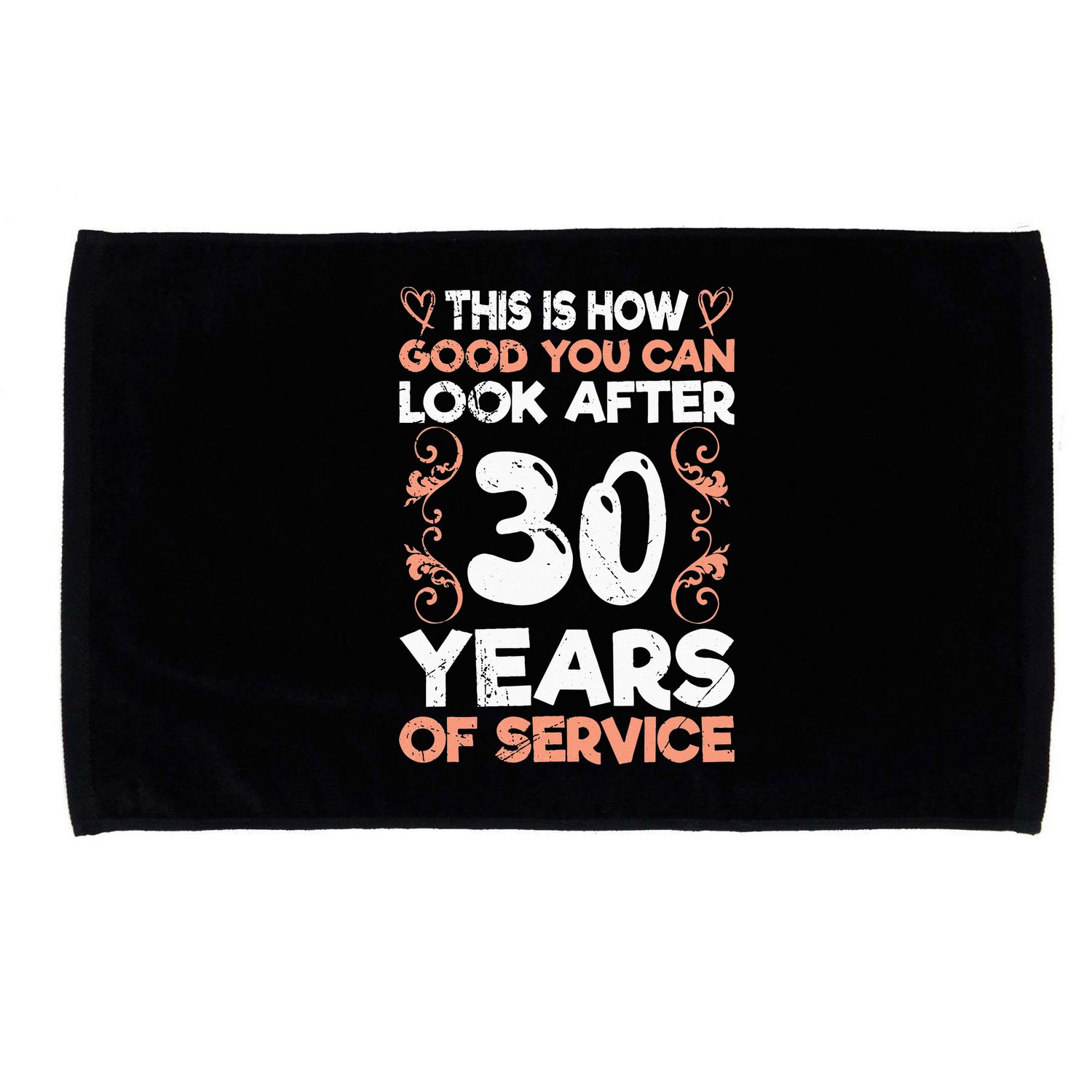 Work anniversary 30 years Company anniversary 30 Microfiber Hand Towel