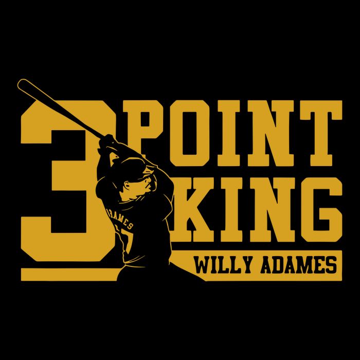 Willy Adames 3 Point King Cooling Performance Crew T-Shirt