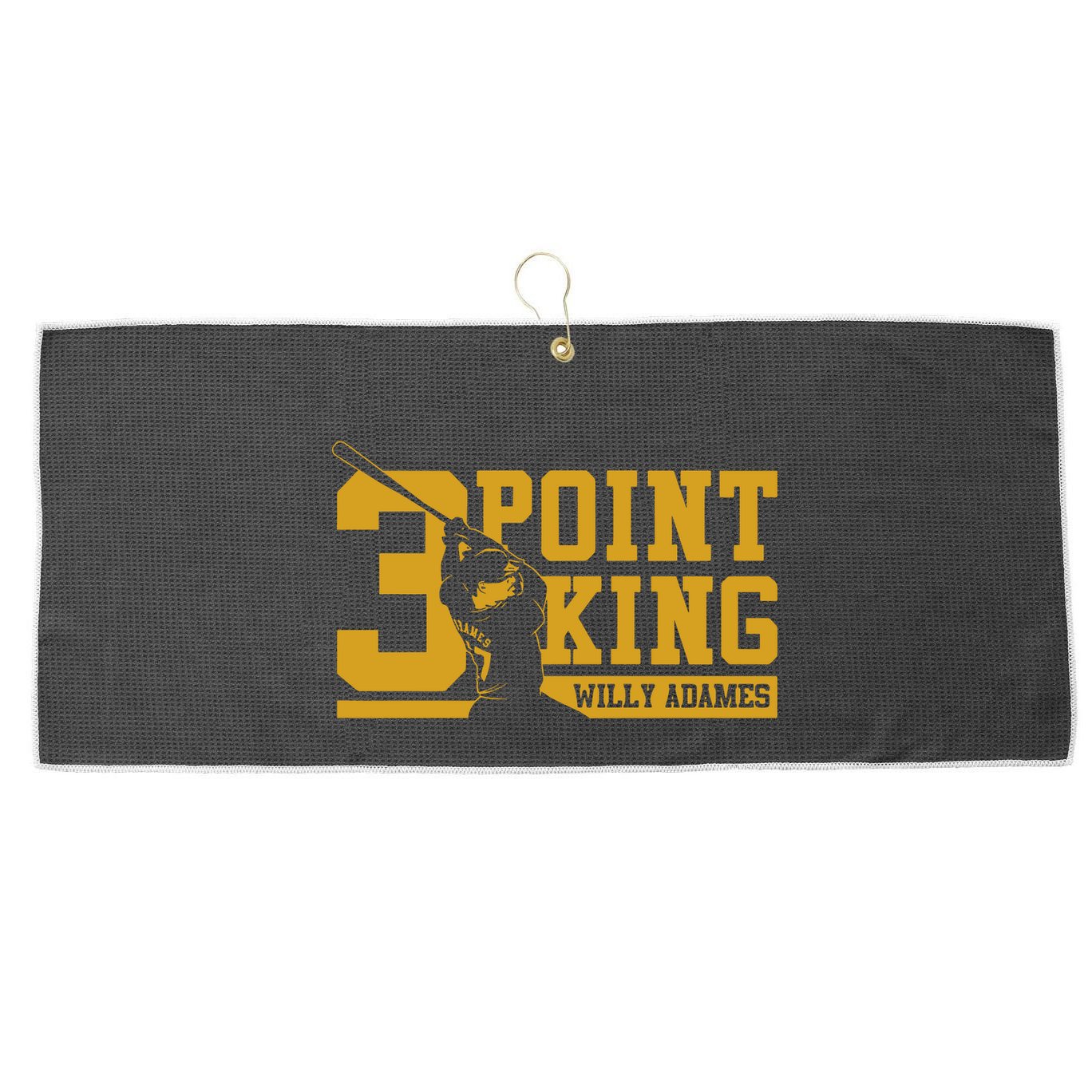 Willy Adames 3 Point King Large Microfiber Waffle Golf Towel