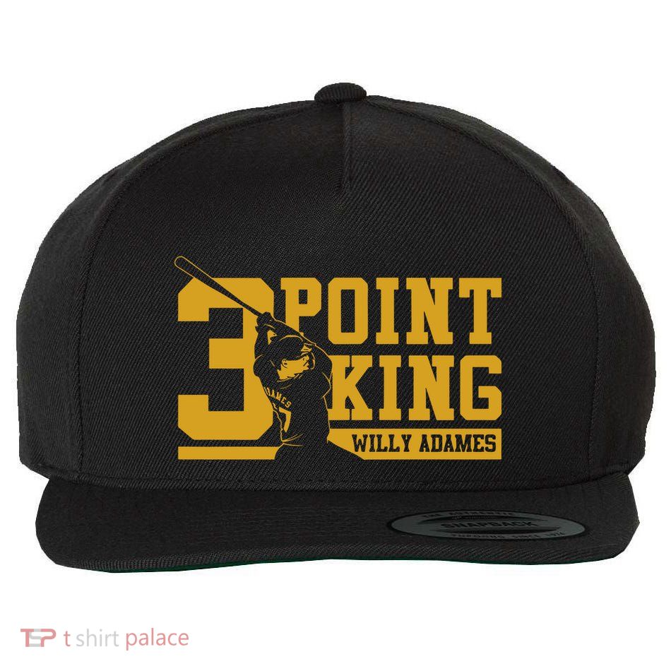 Willy Adames 3 Point King Wool Snapback Cap