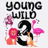 Wild And 3 3rd Birthday Safari Zoo Animal Jungle Cute Cooling Performance Crew T-Shirt
