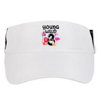 Wild And 3 3rd Birthday Safari Zoo Animal Jungle Cute Adult Drive Performance Visor
