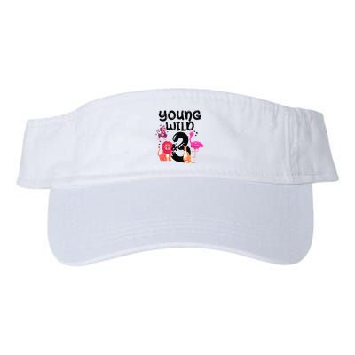 Wild And 3 3rd Birthday Safari Zoo Animal Jungle Cute Visor