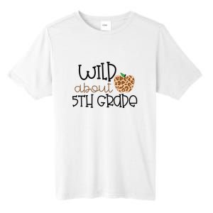 Wild About 5th Grade Leopard School Grade Teacher Gift Tall Fusion ChromaSoft Performance T-Shirt