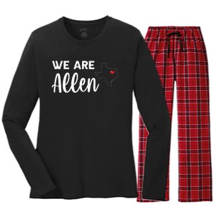 We Are Allen Women's Long Sleeve Flannel Pajama Set 