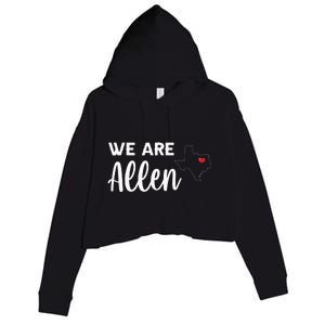 We Are Allen Crop Fleece Hoodie