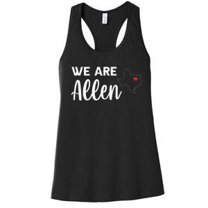 We Are Allen Women's Racerback Tank