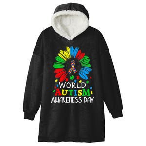 World Autism Awareness Day Gifts Hooded Wearable Blanket