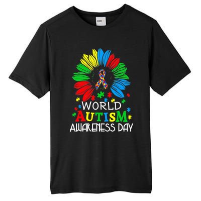 World Autism Awareness Day Gifts Tall Fusion ChromaSoft Performance T-Shirt