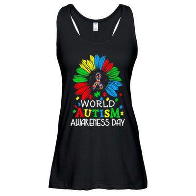 World Autism Awareness Day Gifts Ladies Essential Flowy Tank