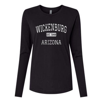 Wickenburg Arizona Az Vintage Womens Cotton Relaxed Long Sleeve T-Shirt