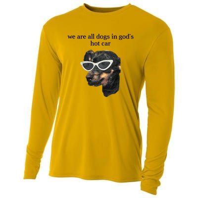 We Are All Dogs In God’S Hot Car Cooling Performance Long Sleeve Crew