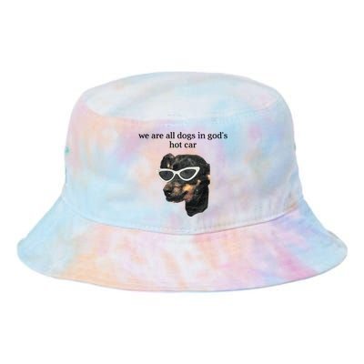 We Are All Dogs In God’S Hot Car Tie Dye Newport Bucket Hat