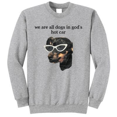 We Are All Dogs In God’S Hot Car Sweatshirt