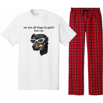 We Are All Dogs In God’S Hot Car Pajama Set