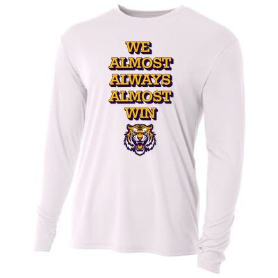 We Almost Always Almost Win Fighting Tigers Cooling Performance Long Sleeve Crew