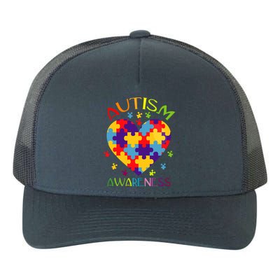 World Autism Awareness 2 April Autism Heart Proud Autism Gift Yupoong Adult 5-Panel Trucker Hat