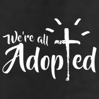 We're All Adopted Christian Cross 25L Jumbo Tote