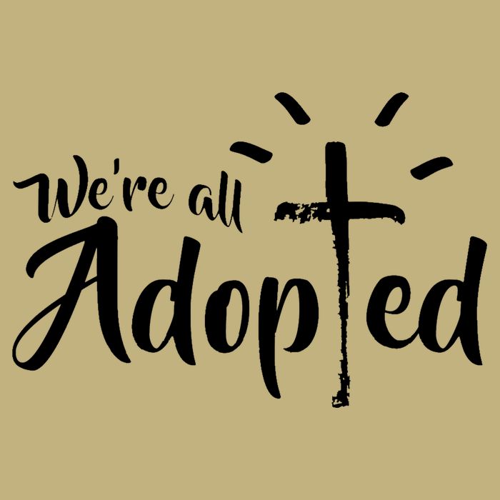 We're All Adopted Christian Cross Performance Shirt