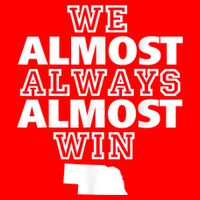 We Almost Always Almost Win Nebraska Map Funny 16 in Basic Backpack