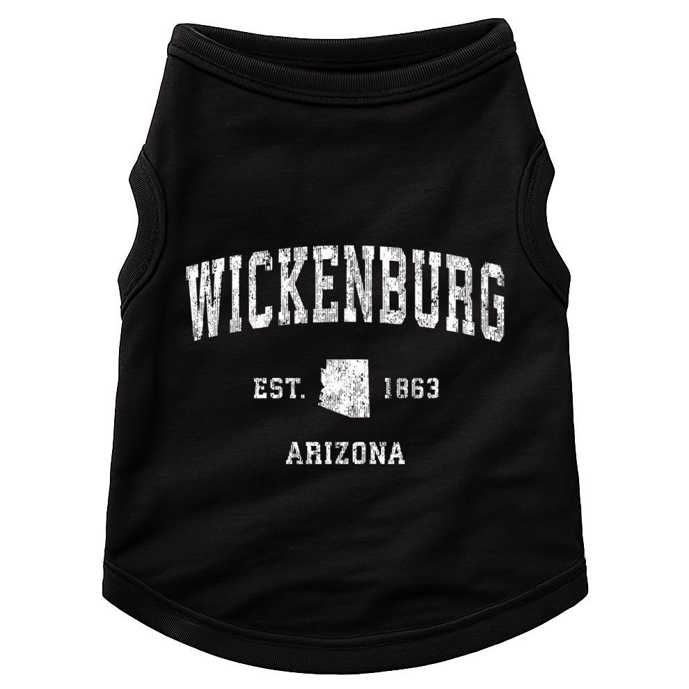 Wickenburg Arizona Az Vintage Established Sports Design Doggie Tank
