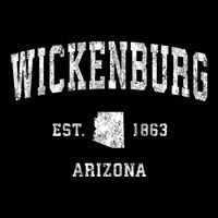 Wickenburg Arizona Az Vintage Established Sports Design Button