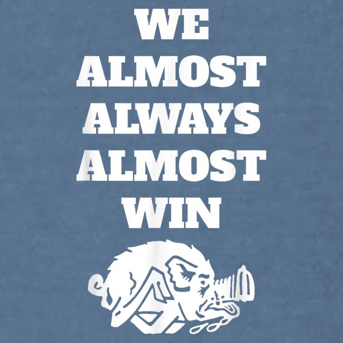 We Almost Always Almost Win Arkansas We Almost Always Almost Win Funny Garment-Dyed Sweatshirt