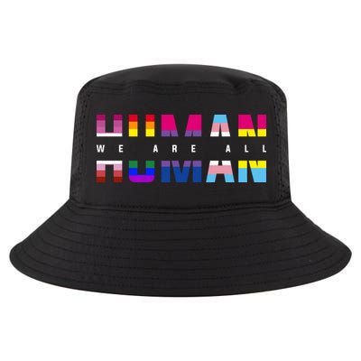 We Are All Human LGBT Pride Cool Comfort Performance Bucket Hat