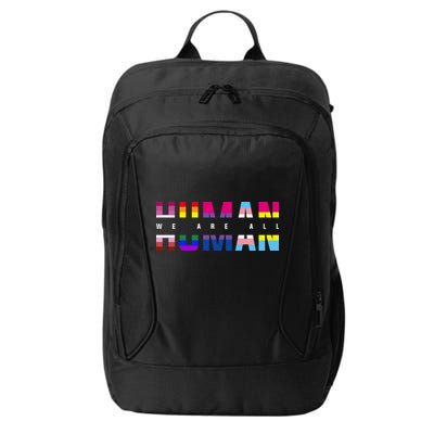 We Are All Human LGBT Pride City Backpack