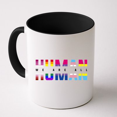 We Are All Human LGBT Pride Mug
