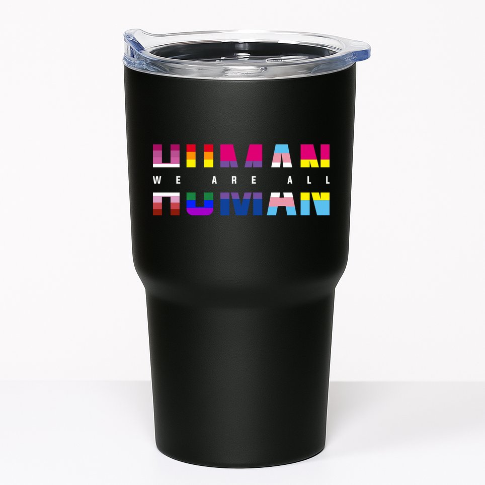 We Are All Human LGBT Pride Tumbler